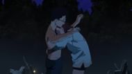 Momo hugs Okarun in DanDaDan season 2 episode 4 (Image via Science SARU)